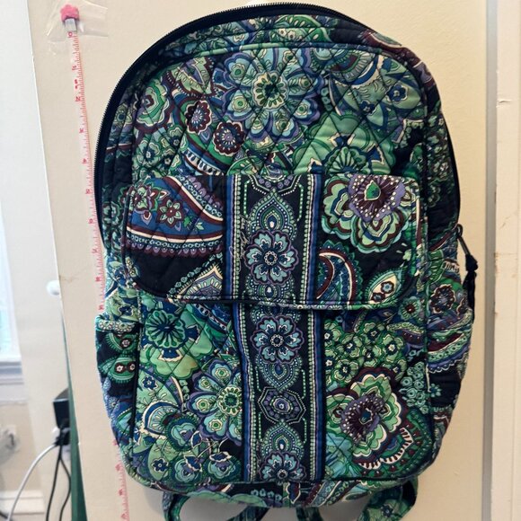 Vera Bradley Handbags - Gorgeous Green/Blue Paisley Vera Bradley Backpack bookbag